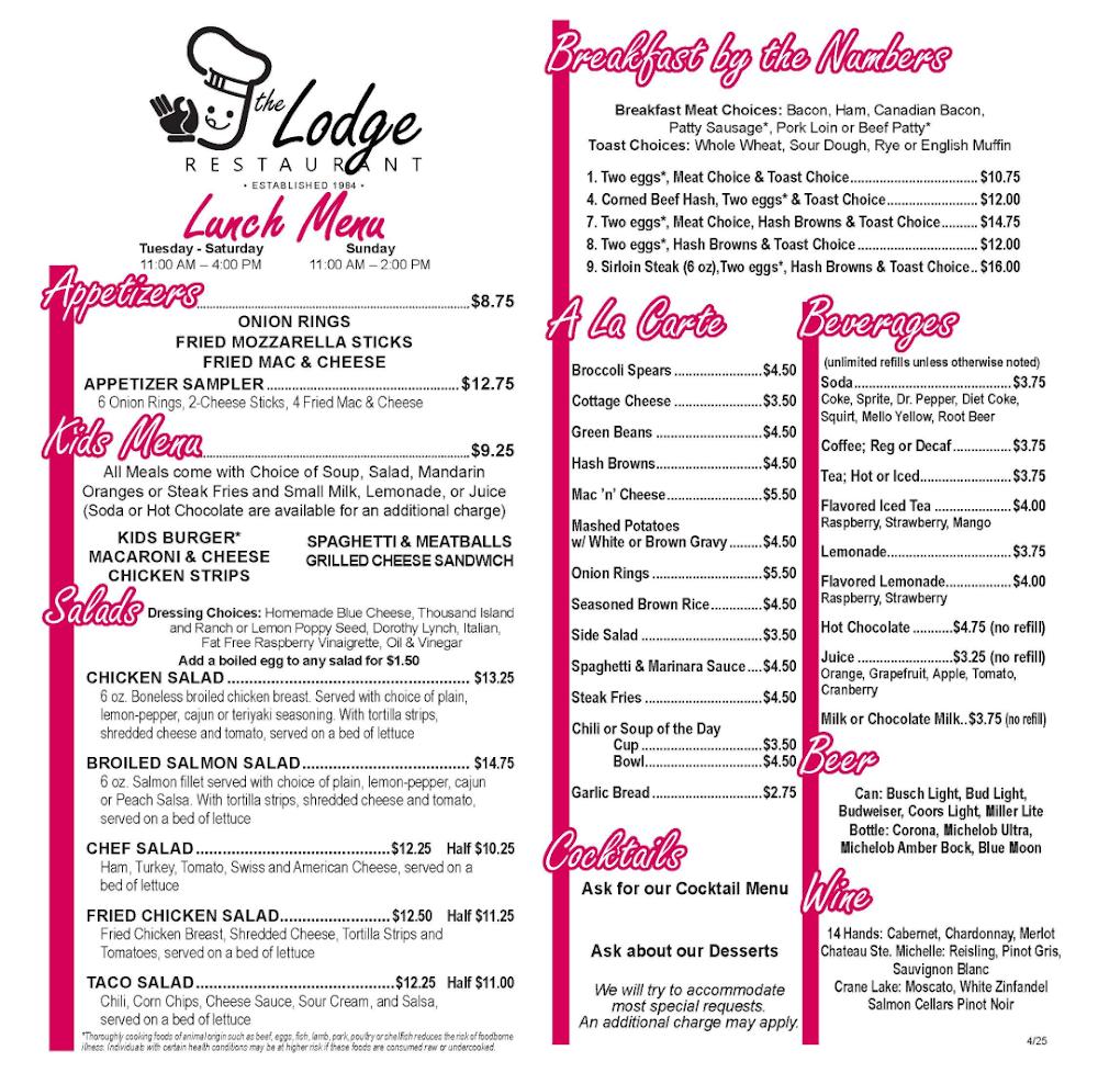 The Lodge Restaurant Dish 3